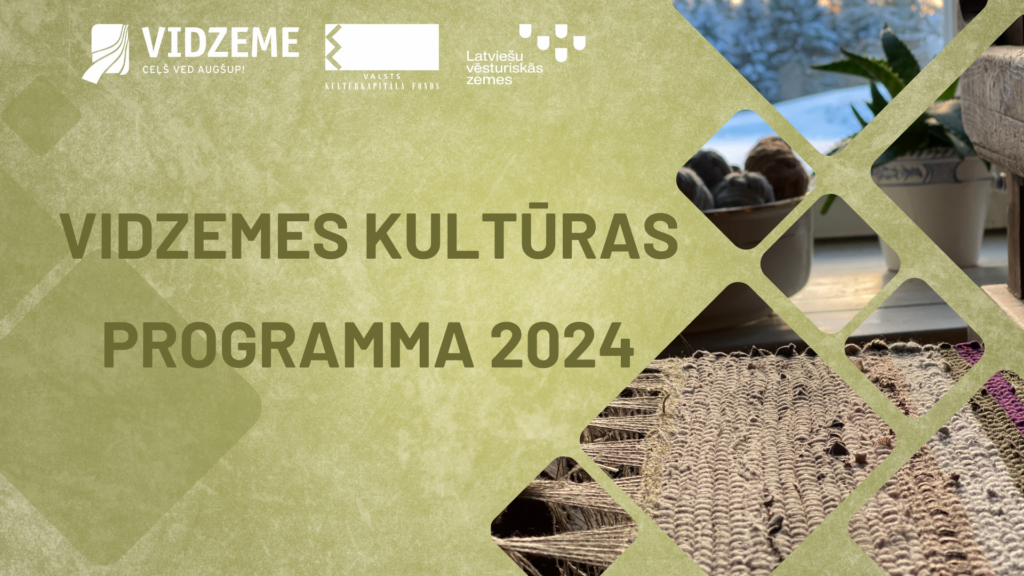 vidzemes kulturas programmas 2024 projektu konkursa finansejumu sanem 65 projekti