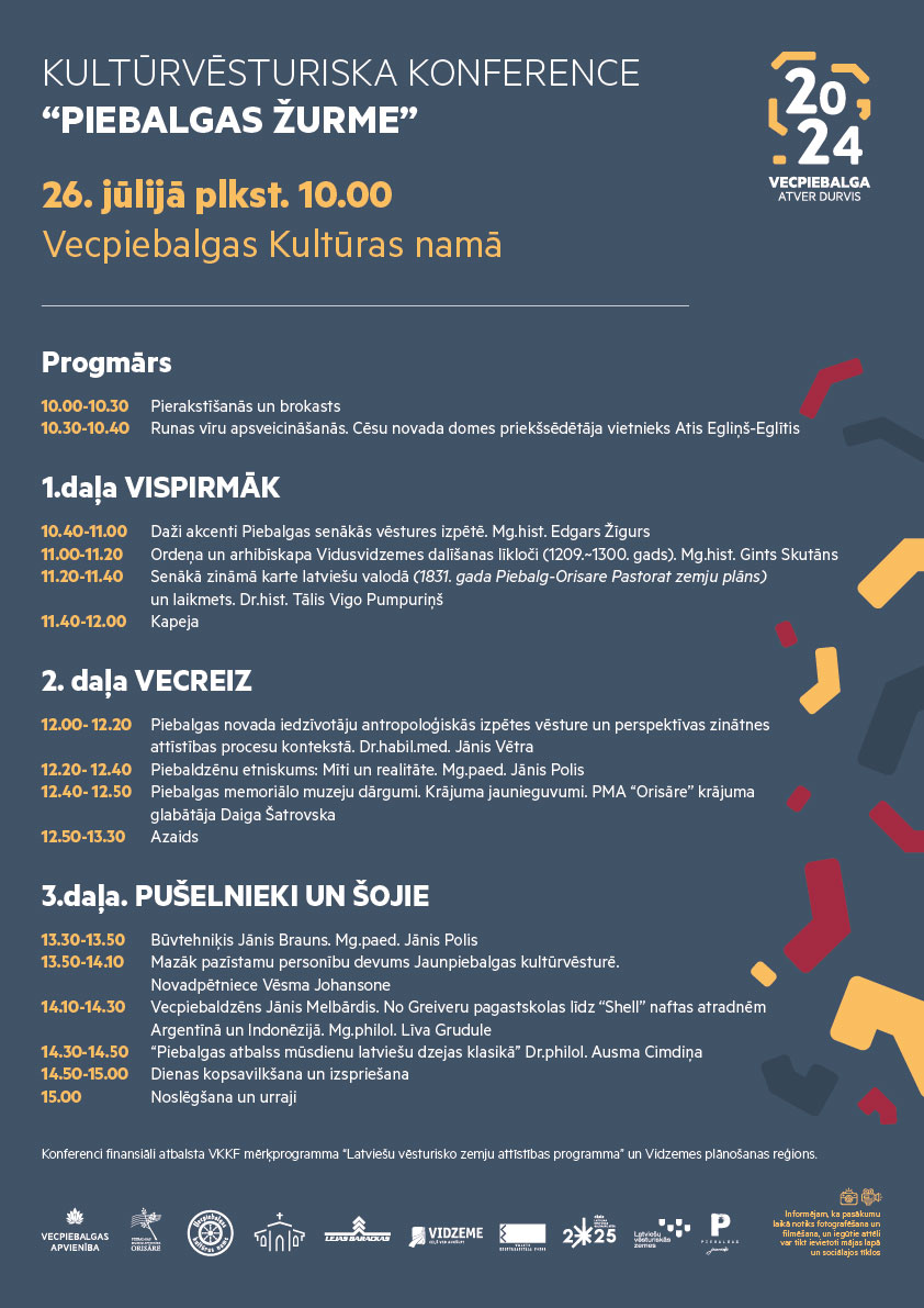 kulturvesturiska konference piebalgas zurme vecpiebalga